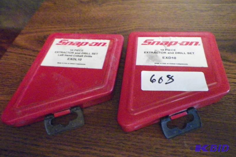 lot 608 image: 2 Snap-on Empty Cases
