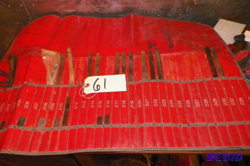 lot 61 image: Thickness Gauges As Shown