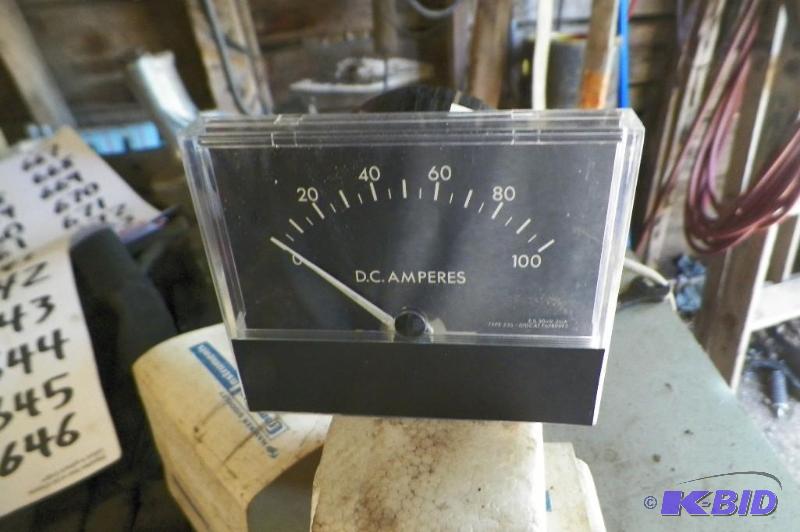 lot 636 image: Crompton Industries KA-ECRK-SE, DC Amp Gauge