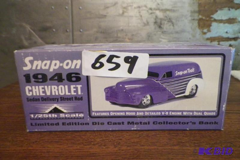 lot 659 image: 1946 Snap-on Chevrolet Sedan Delivery Street Rod Bank