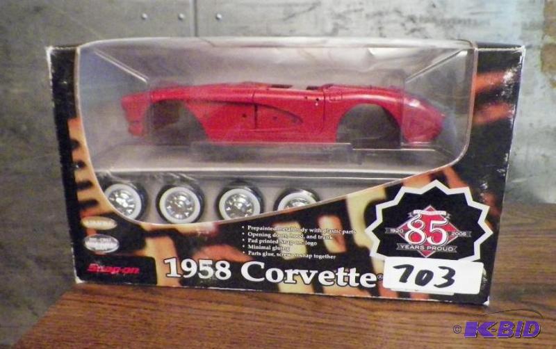 lot 703 image: Snap-on 1958 Corvette Model Kit