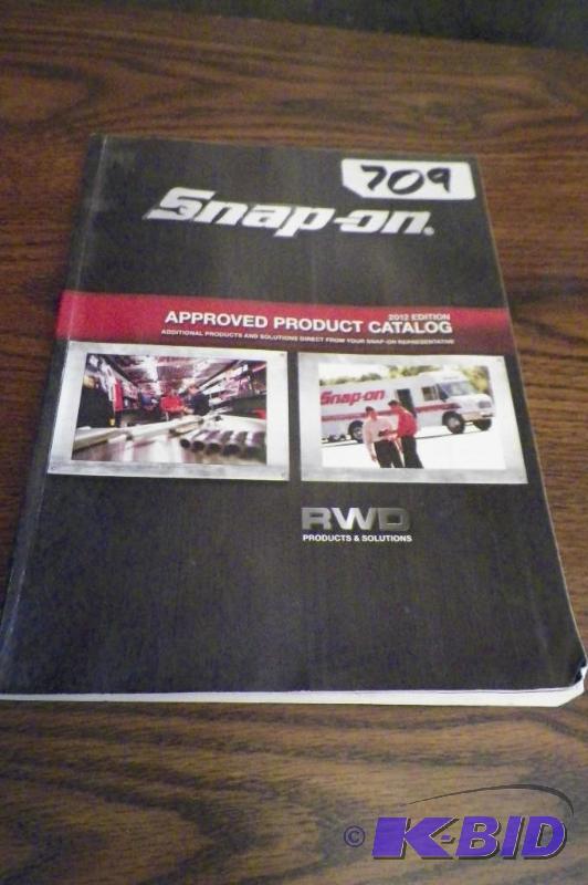 lot 709 image: Snap-on 2012 Edition Approved Product Catalog