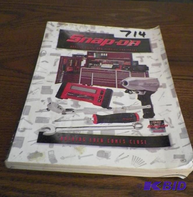 lot 714 image: Snap-on Sales Catalog Catalog 500