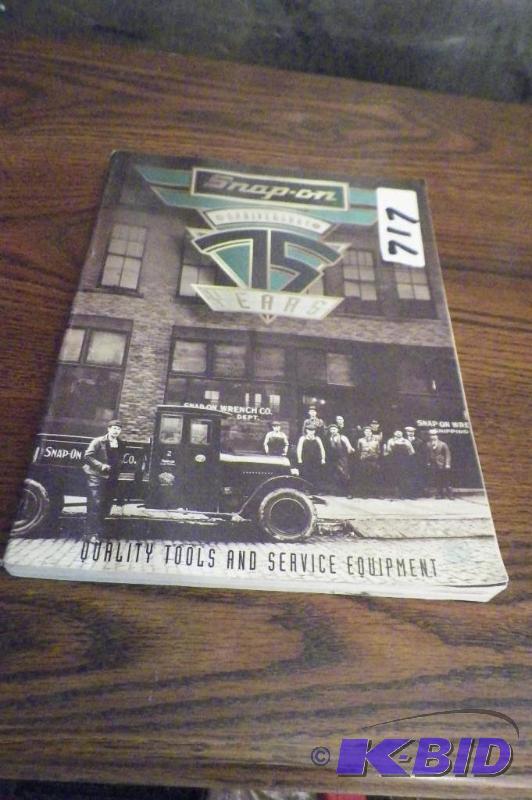 lot 717 image: Snap-on 75th Anniversary Sales Catalog Issued January 1995