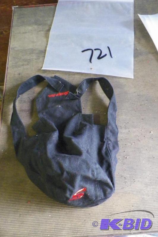 lot 721 image: Black Snap-on Skull Cap One Size Fits Most