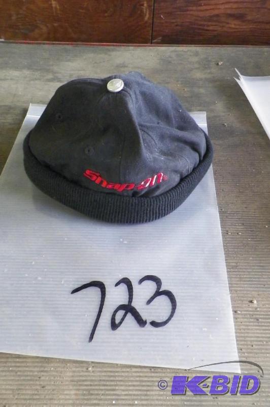 lot 723 image: Black Snap-on Adjustable Rimless Cap