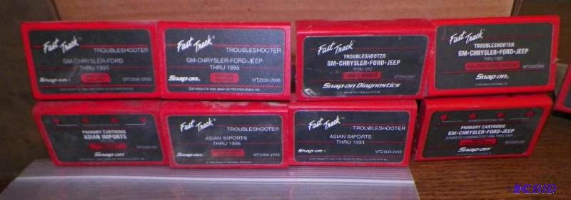 lot 74 image: Set of 8 Snap-on Troubleshooter Cartridges