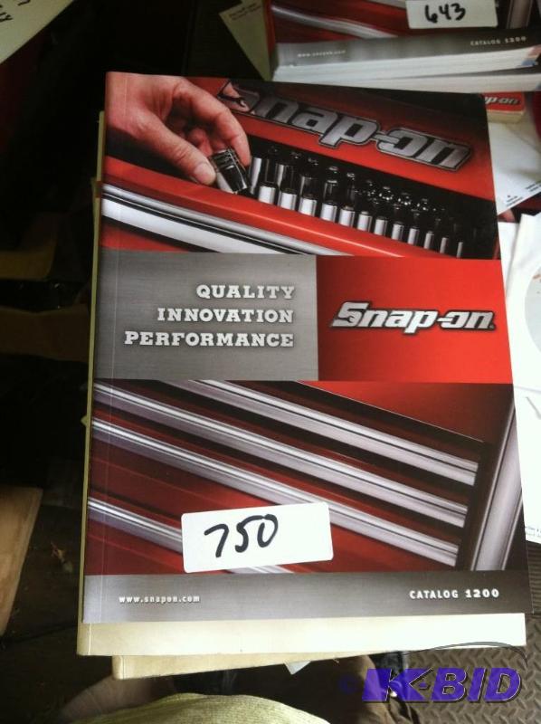 lot 750 image: Snap-on Catalog 1200