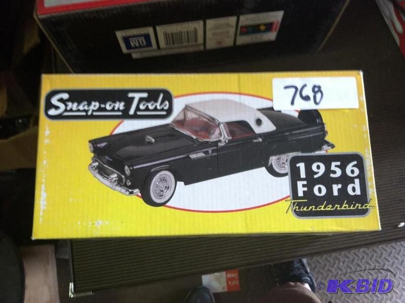 lot 768 image: Snap-on 1956 Ford Thunderbird Bank