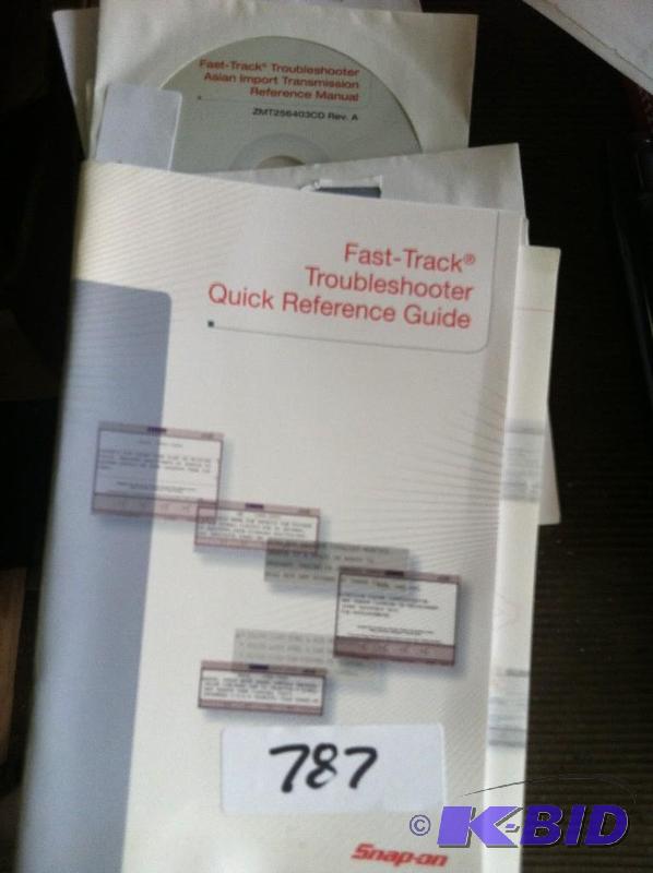 lot 787 image: Snap-on Fast-Track Troubleshooter Guide 2006