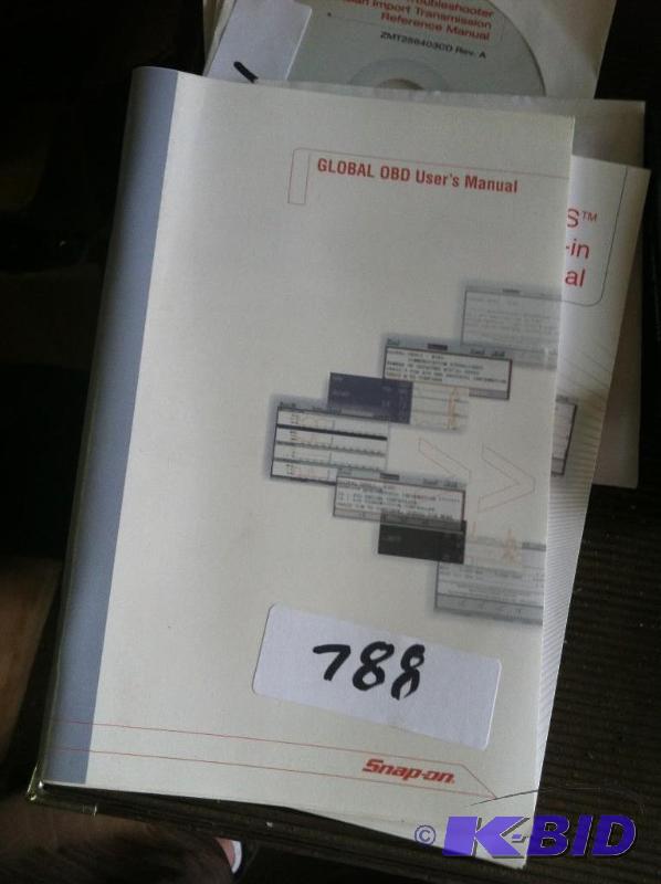lot 788 image: Snap-on OBD Users Manual 2004