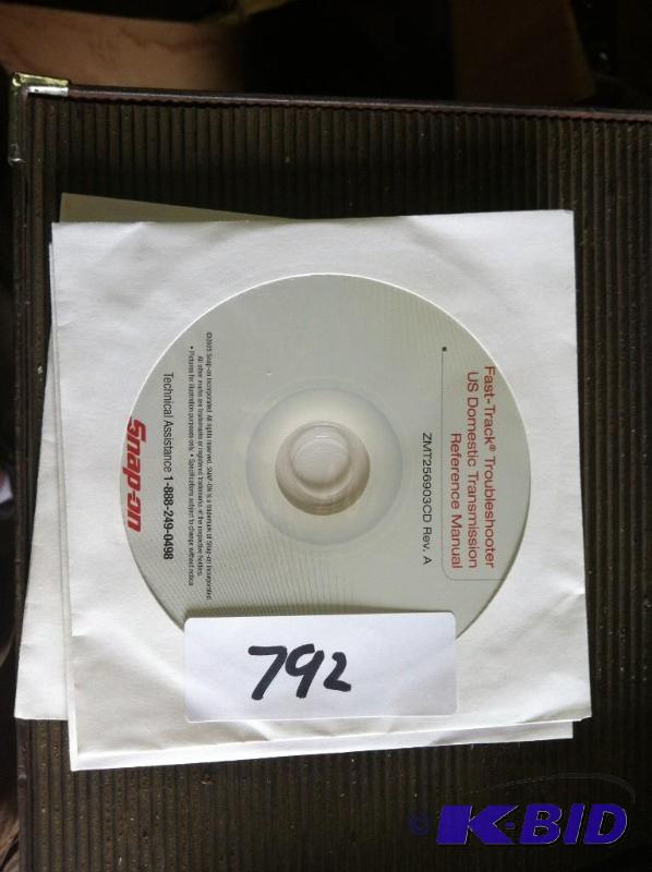 lot 792 image: Snap-on ast Track US Domestic Reference Manual Rev. A