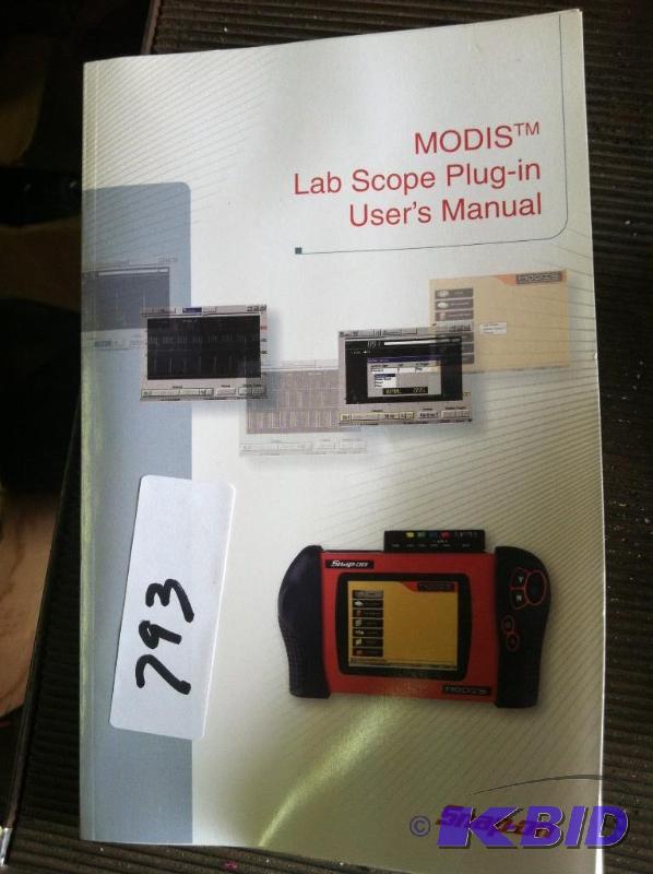 lot 793 image: Snap-on Modis Lab Scope Plug-in Users manual