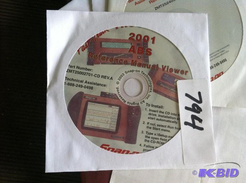 lot 794 image: Snap-on 2001 ABS Reference Manual Viewer