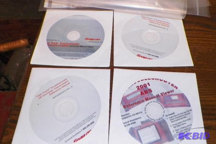 lot 80 image: Snap-on Troubleshooter CDs Set of 4