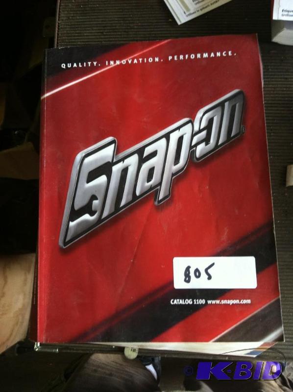 lot 805 image: Snap-on Catalog 1100