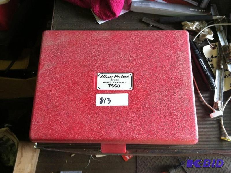 lot 813 image: Blue Point EMPTY TSS8 Torque Wrench Set Case