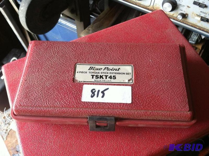 lot 815 image: Blue Point EMPTY 4 Piece Torque Extension Set Case