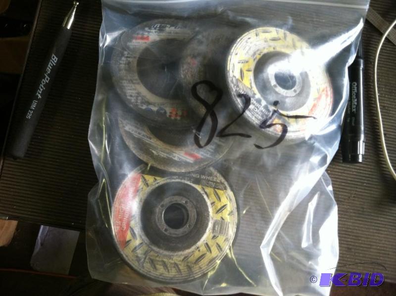 lot 825 image: 10 Blue Point & TE 4 12 inch grinding wheels