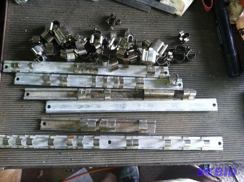 lot 834 image: Snap-on Socket rails with extra clips