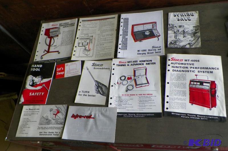 lot 86 image: Vintage Snap-on Brochures Found In an Old Box