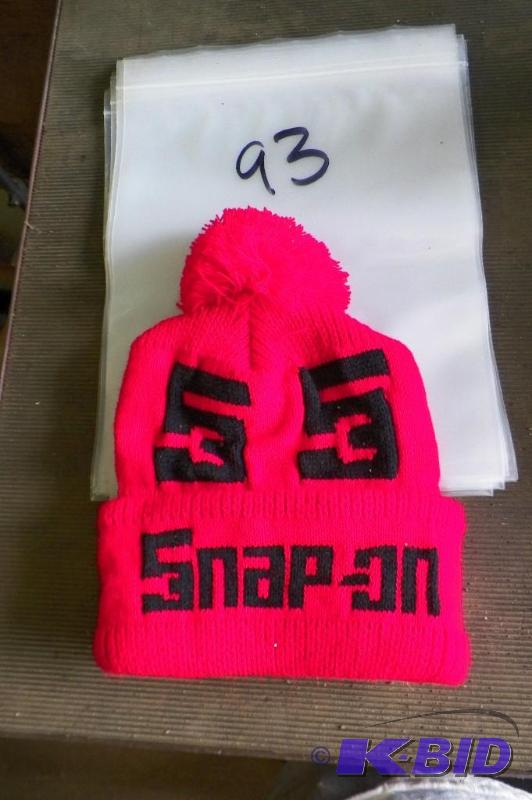 lot 93 image: Red Snap-on Tassel Stocking Cap