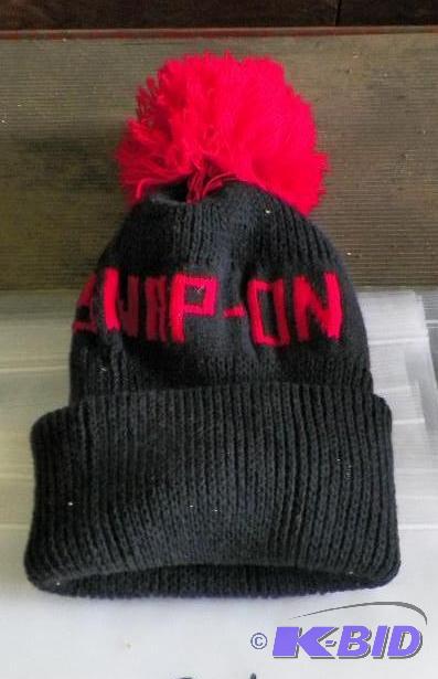 lot 94 image: Black Snap-on Tassel Stocking Cap