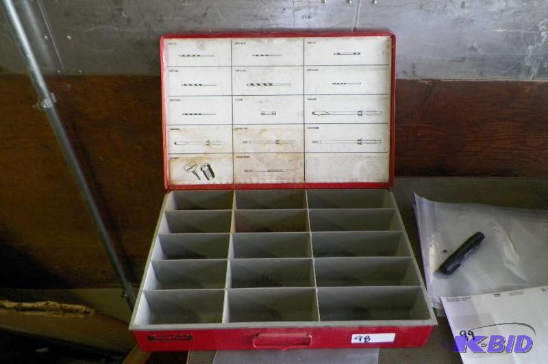 lot 98 image: Snap-on Parts Cabinet Used For Drill Bits