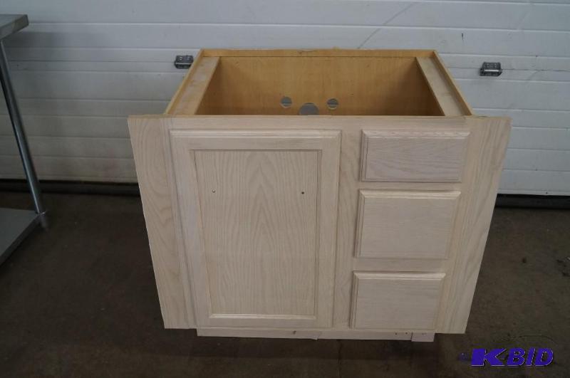 Oak vanity