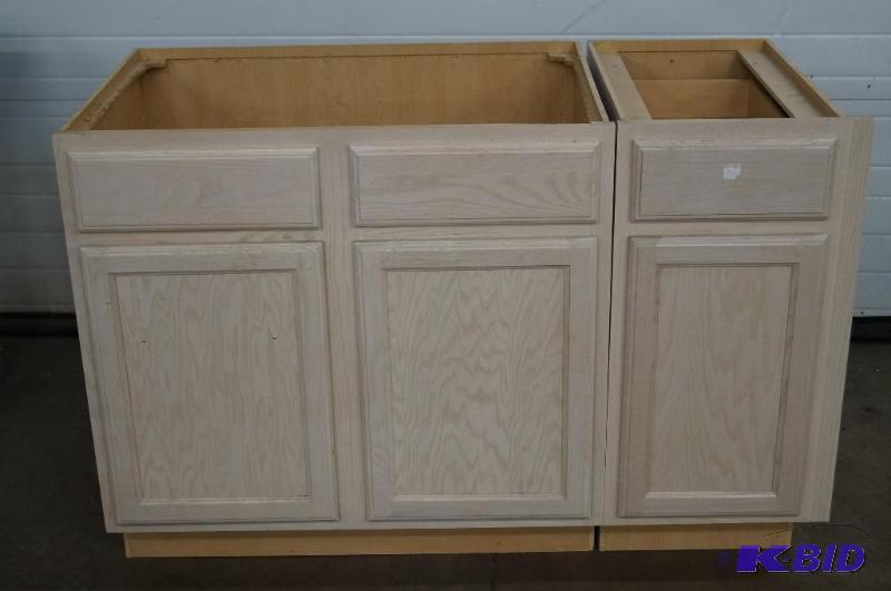 Oak base cabinet