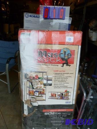 5 level metal shelf. 5500 series. New in the ...