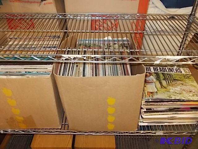 lot 13 image: Large Lot Of Record Albums...