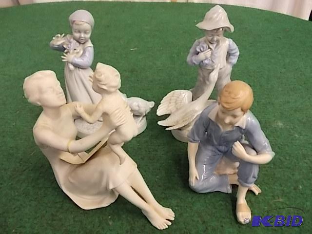 lot 62 image: 4 Statues (1-Kiaser Made In West Germany), (1...