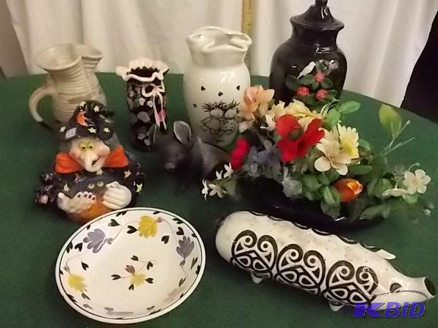 lot 83 image: Lot Of Ceramic Vases & Pots...