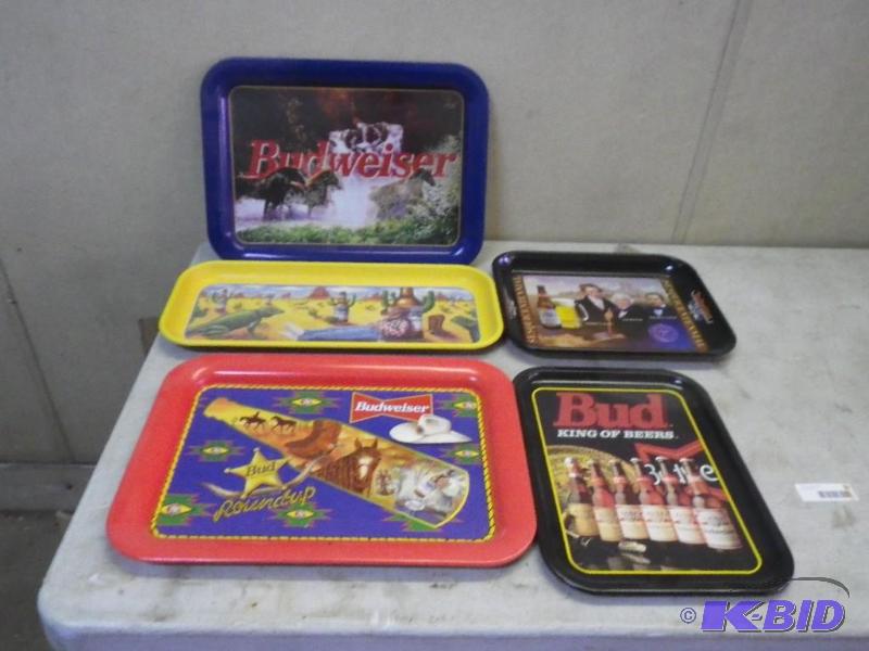 Budweiser trays...