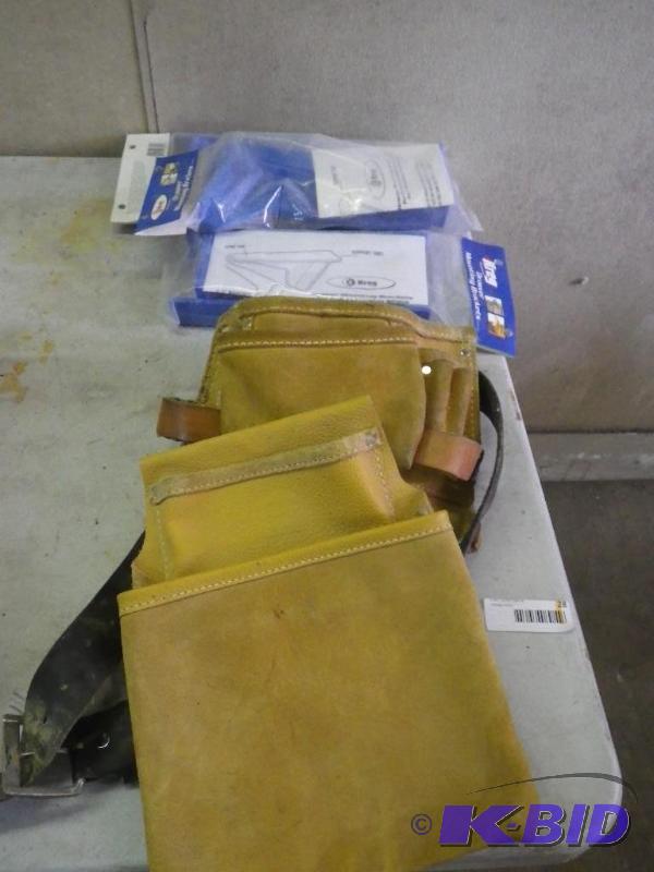 tool belt, 3 new Kreg drawer mounting bracket...