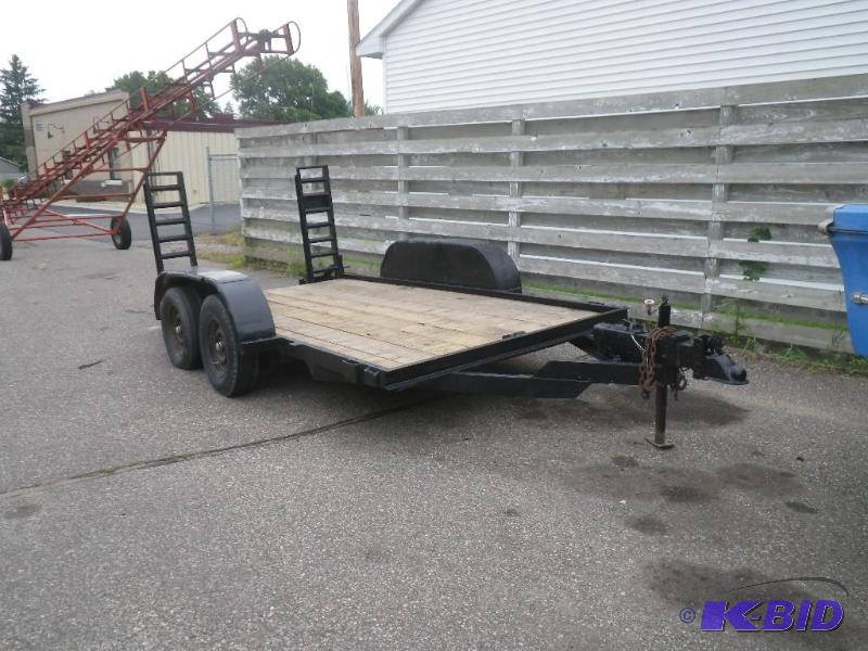 Skidloader trailer, 12 long, 64&quot wide,...