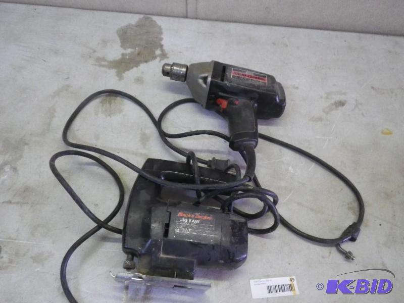 Drill and jig saw...