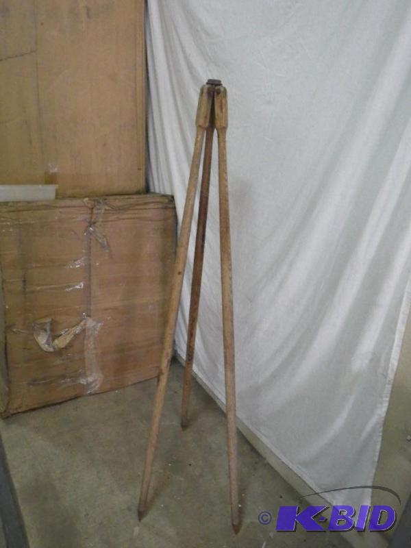 Antique transit tripod...