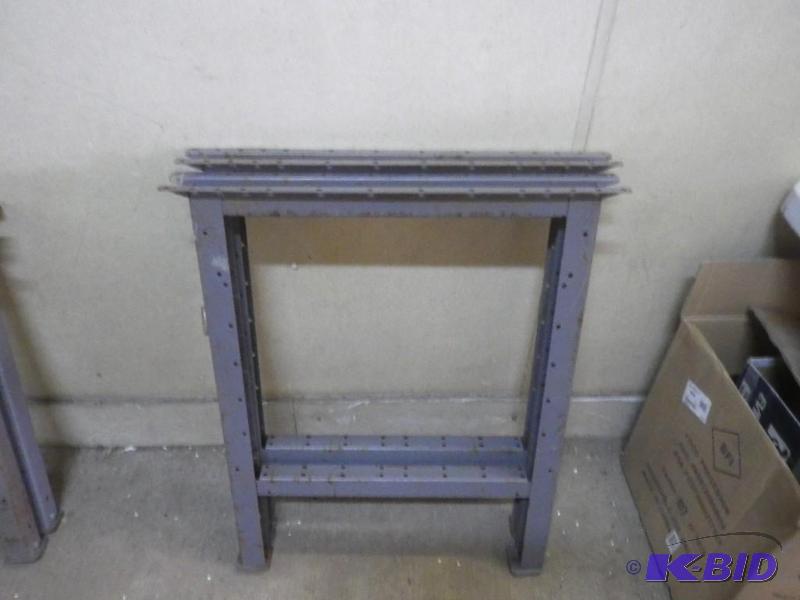 2 table brackets, 32&quot tall...