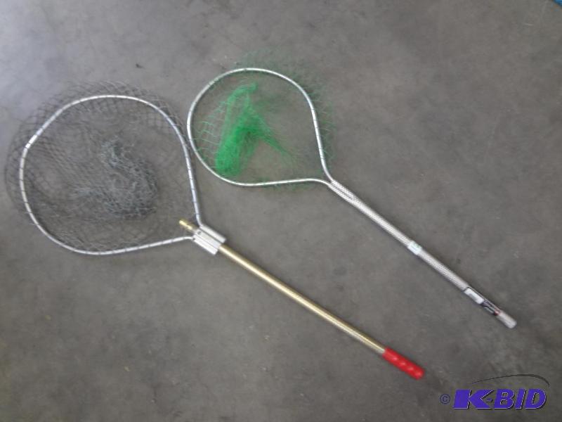 lot 12 image: Lot Of (2) Landing Nets...
