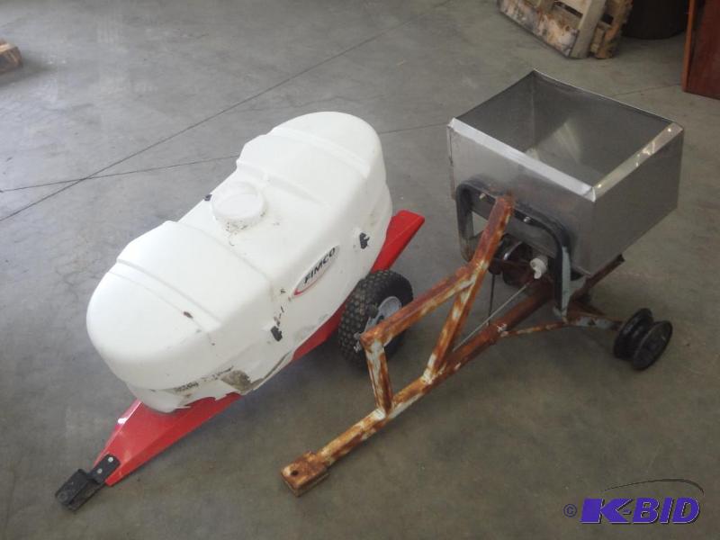 lot 16 image: (1) Towable Sprayer (Broken Tank) & (1) T...