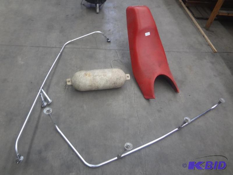 lot 37 image: Lot Of (1) Boat Bouy, (1) Polaris Jet Ski Se...