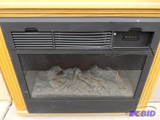 lot 19 image: Electric Fireplace Heater Works...