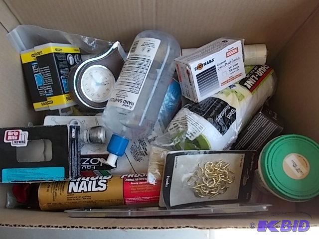 lot 76 image: Hardware Related Fasteners, Caulk, Screws, R...