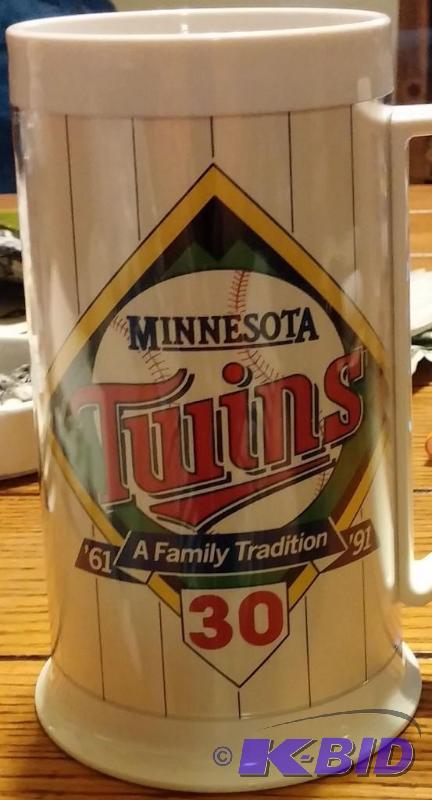 Tall Insulated cup of 1991 Minnesota Twins 30...