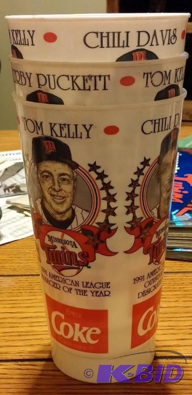 3-Plastiic Collectors Cup-1991 World Series B...