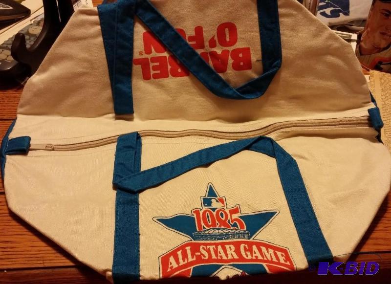 1985 All-Star Game and Barrel of Fun canvas t...