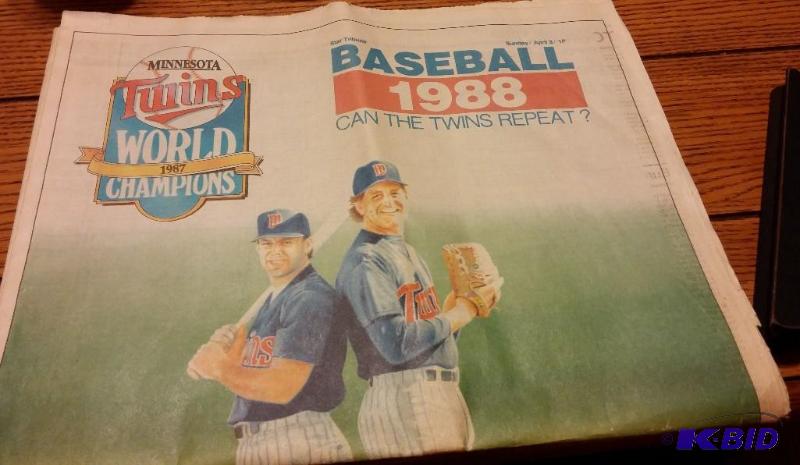 1988 Minnesota Twins Star Tribune &quotCan w...