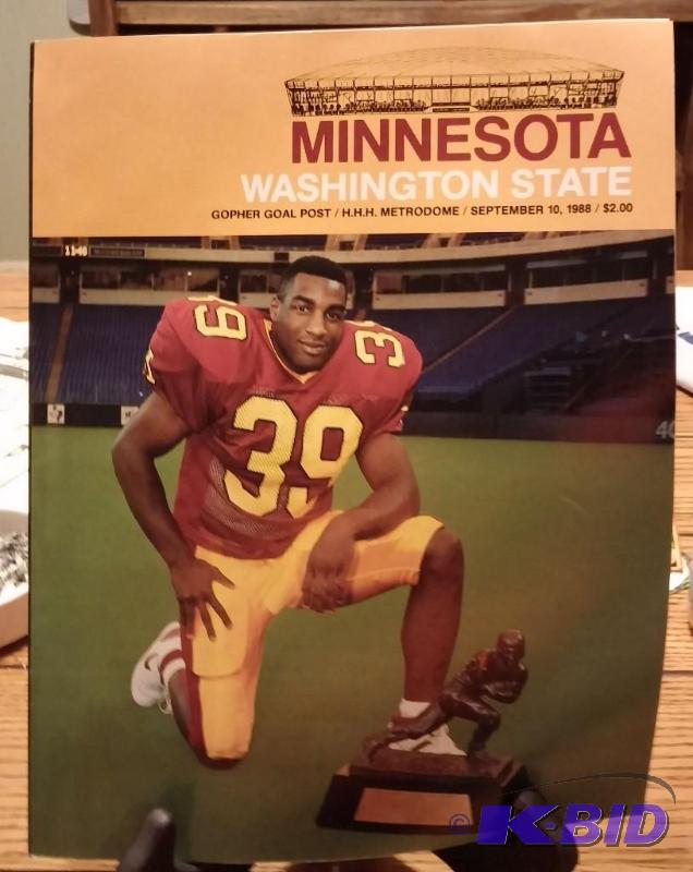 1988 Minnesota Gopher Washington State Goal P...